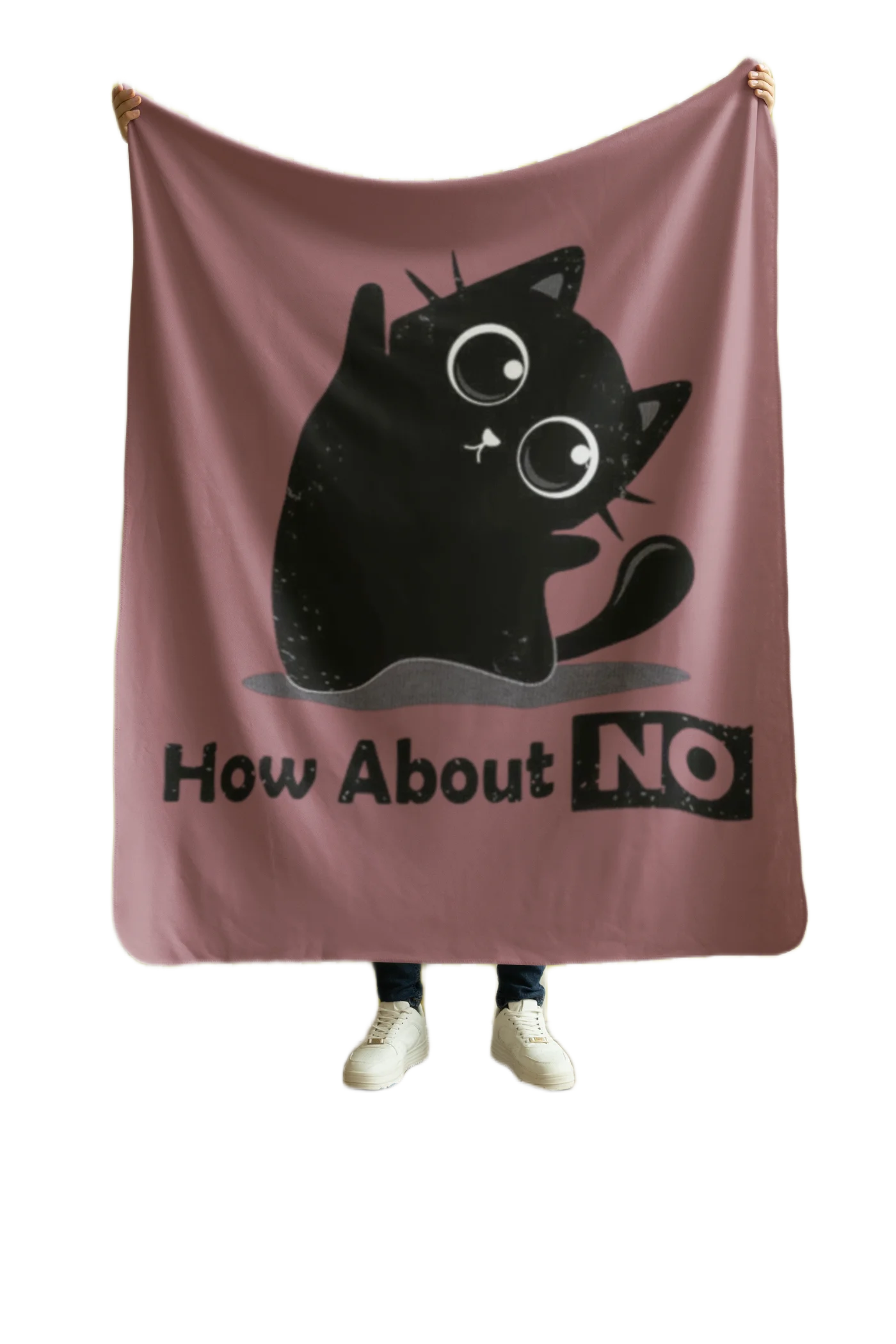 how about no black cat lover blanket