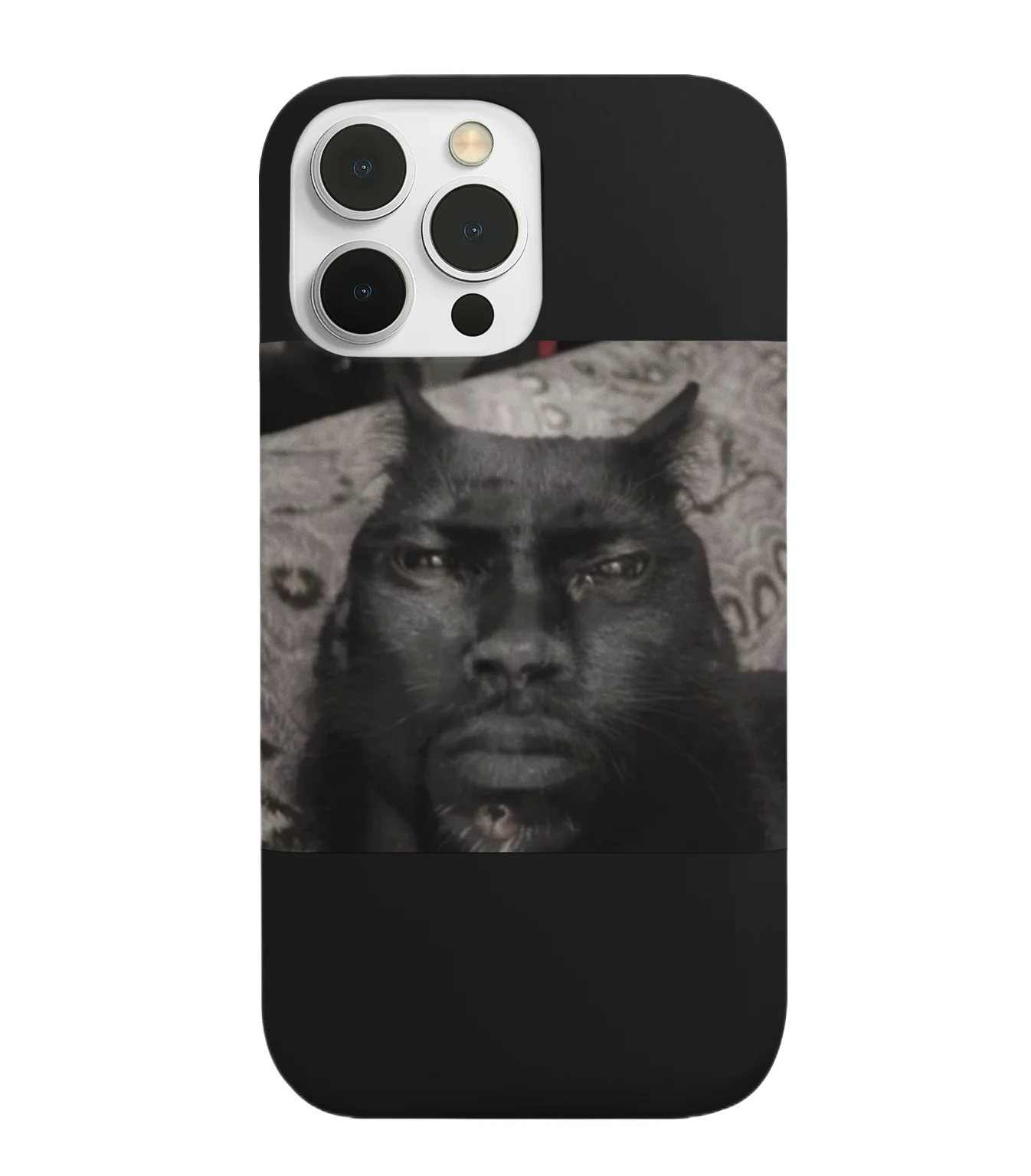 silicone tpu void cat lover phone case